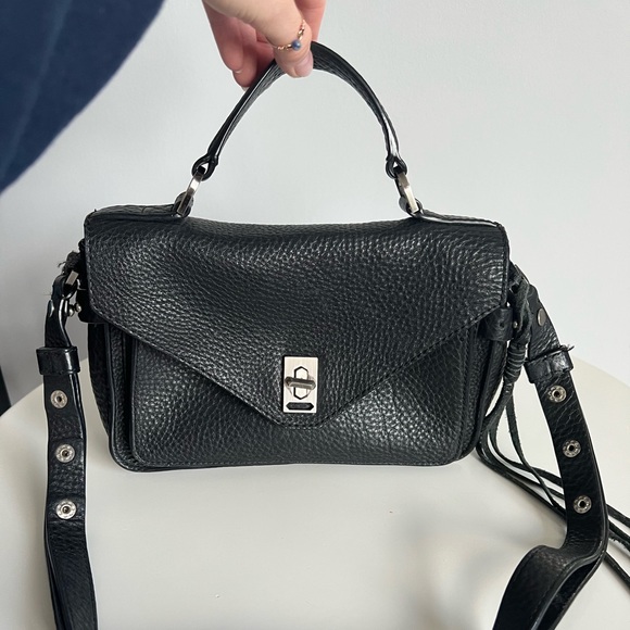 Rebecca Minkoff black leather crossbody - Picture 1 of 4